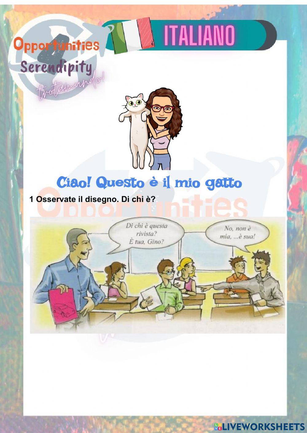 Progetto Italiano clase 14