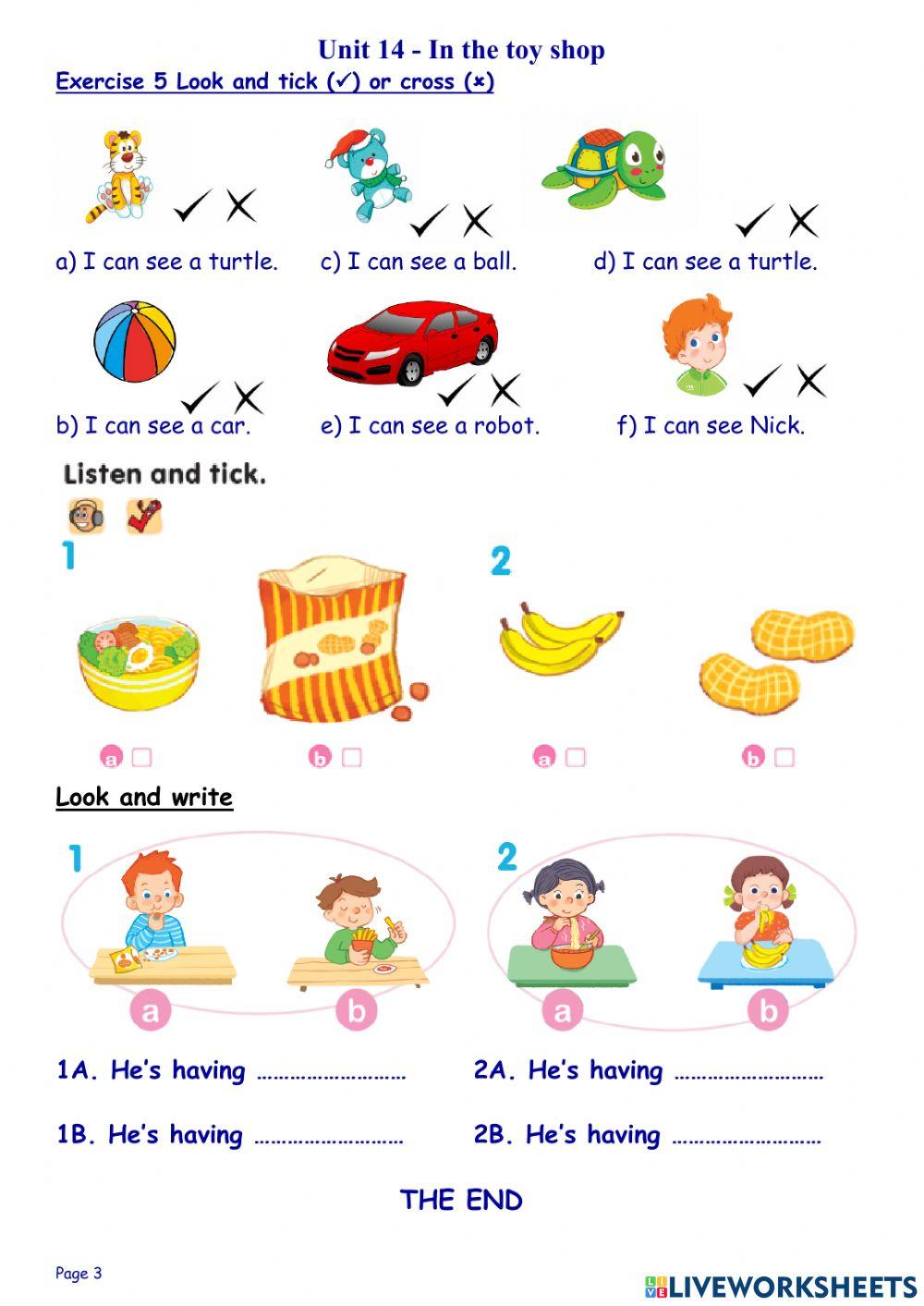 Tieng Anh 1 McMillian - Unit 14 - At the toy shop