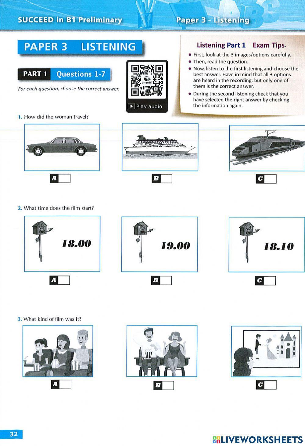 Pet - listening - test 1