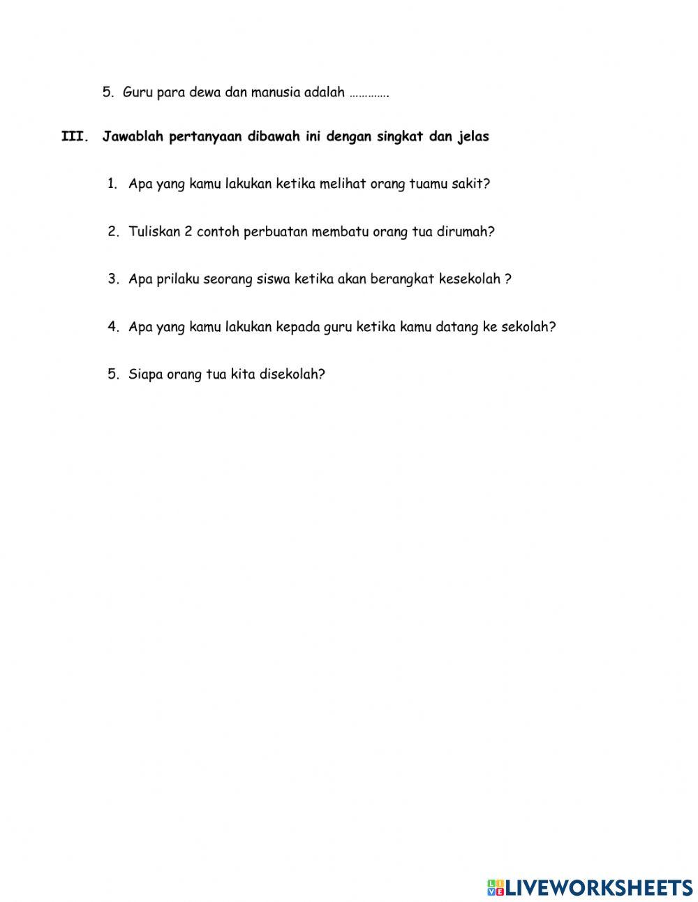 Mid semester buddha grade 3