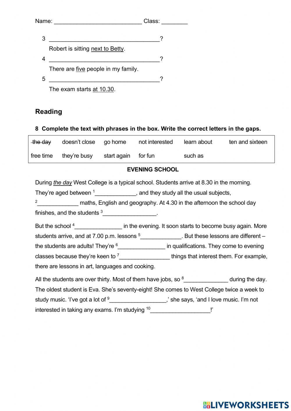 Review 3 for final test - Sem 1