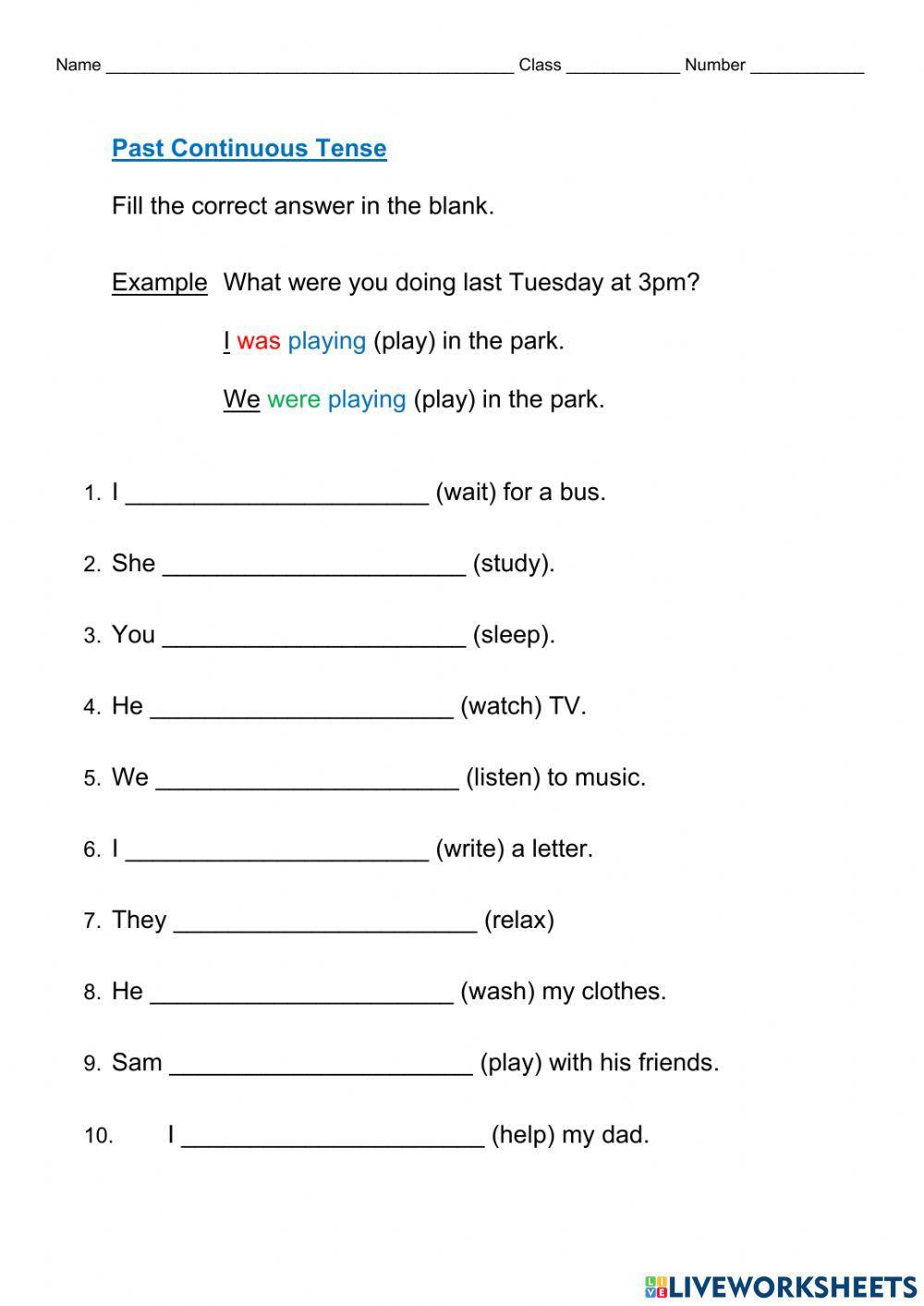 Present And Past Continuous Tense Class 5 Worksheet 2 vrogue co Present And Past Continuous Tense Class 5 Worksheet 2 vrogue co