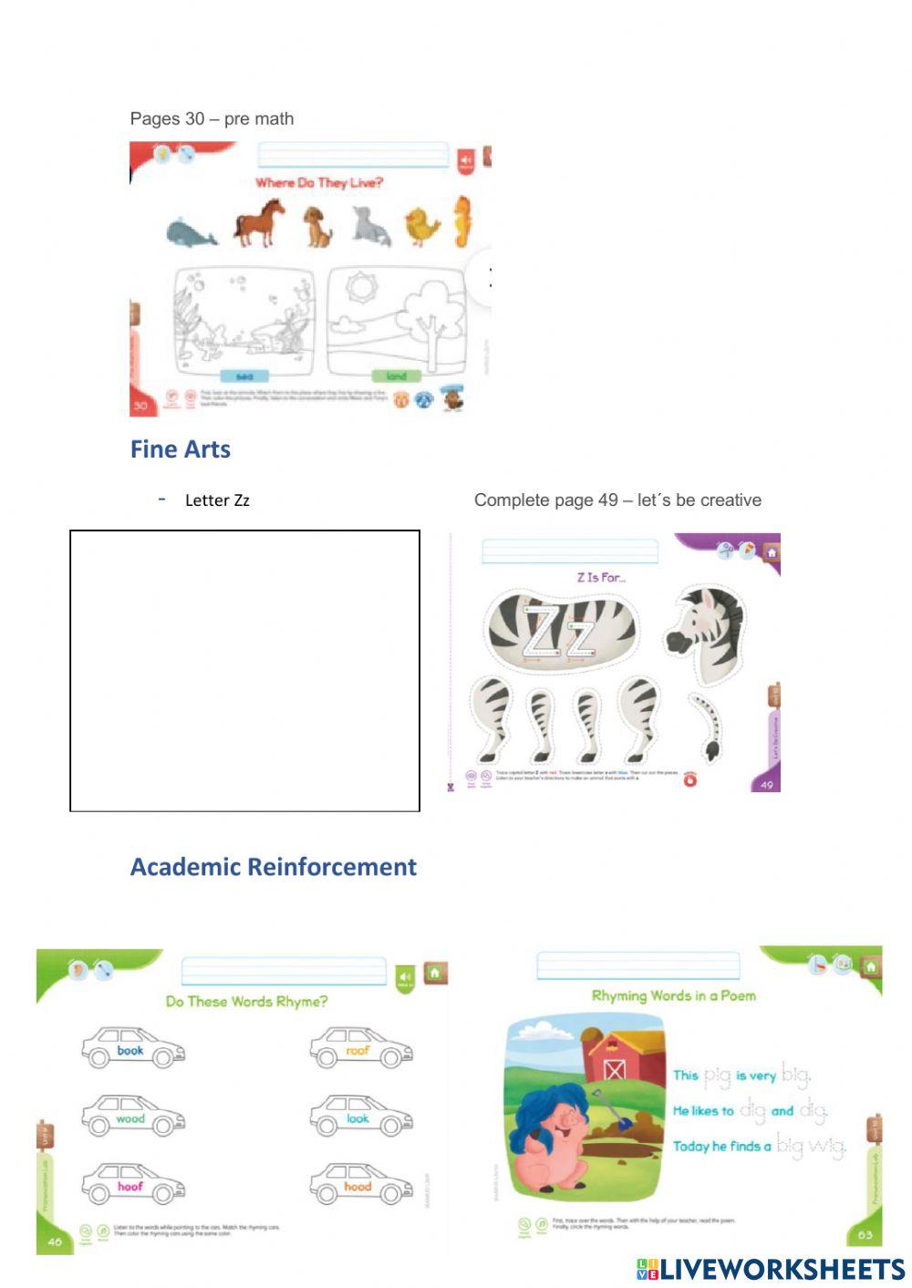 Weekly activities 41