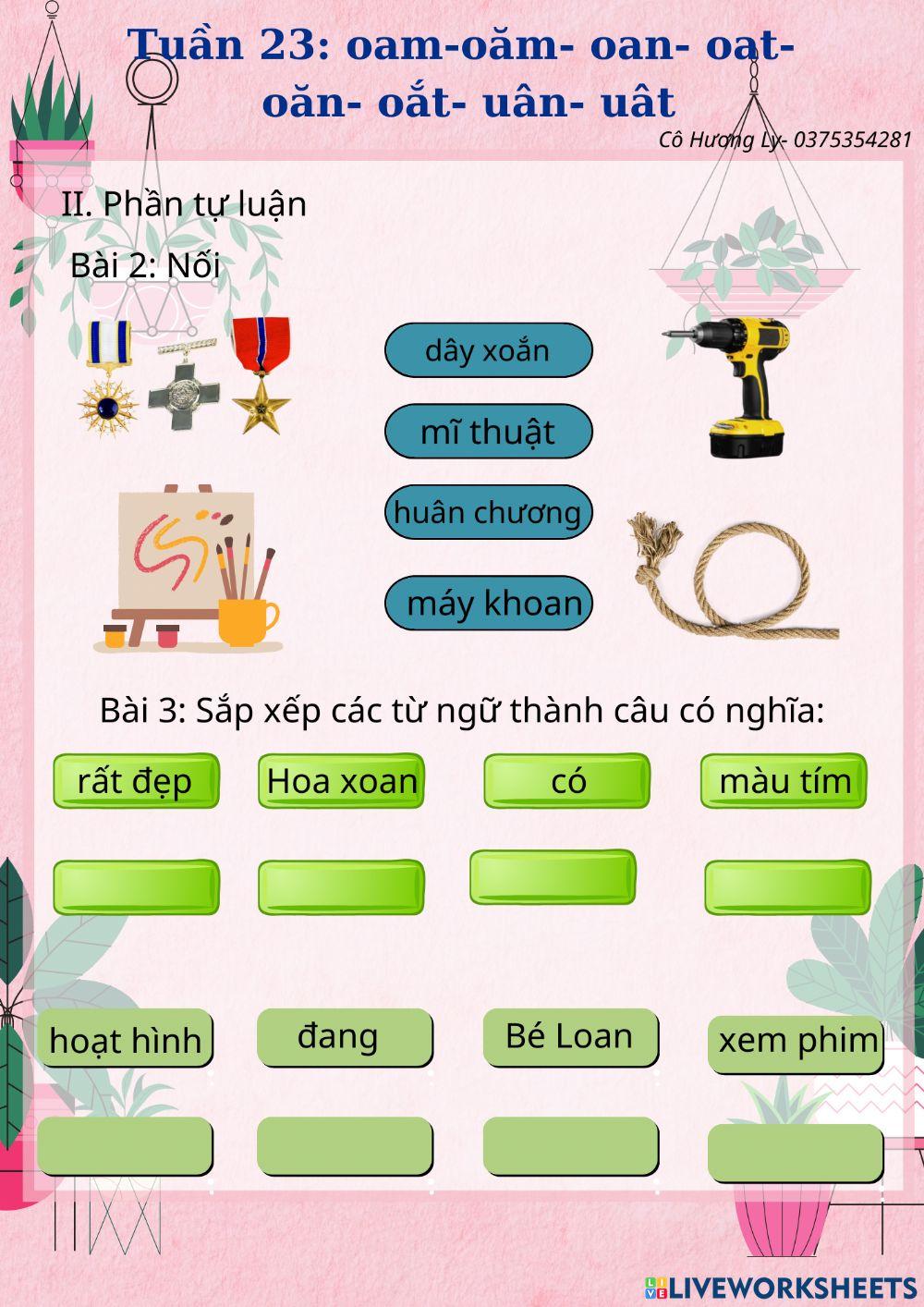 Bài tập tuần 23 cánh diều