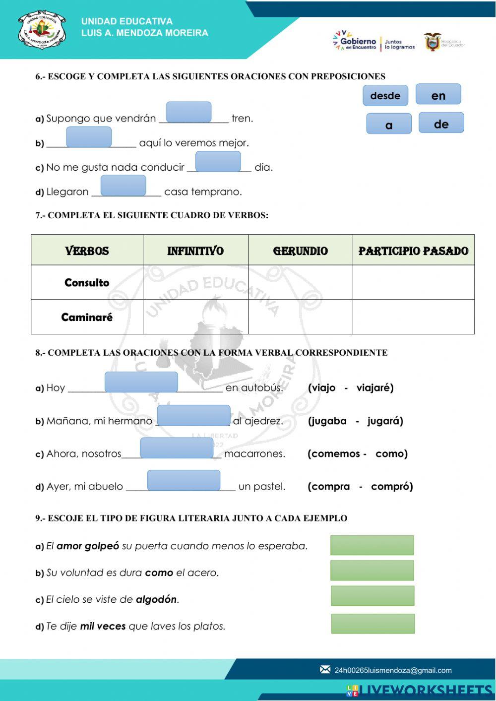 Examen final septimo