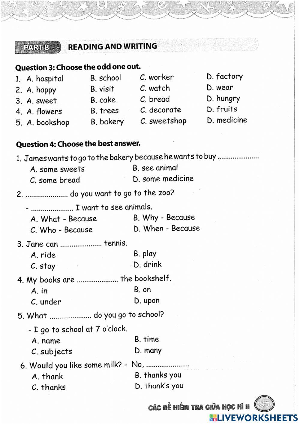 Teacher Jennifer TA 4 review 3 test 5