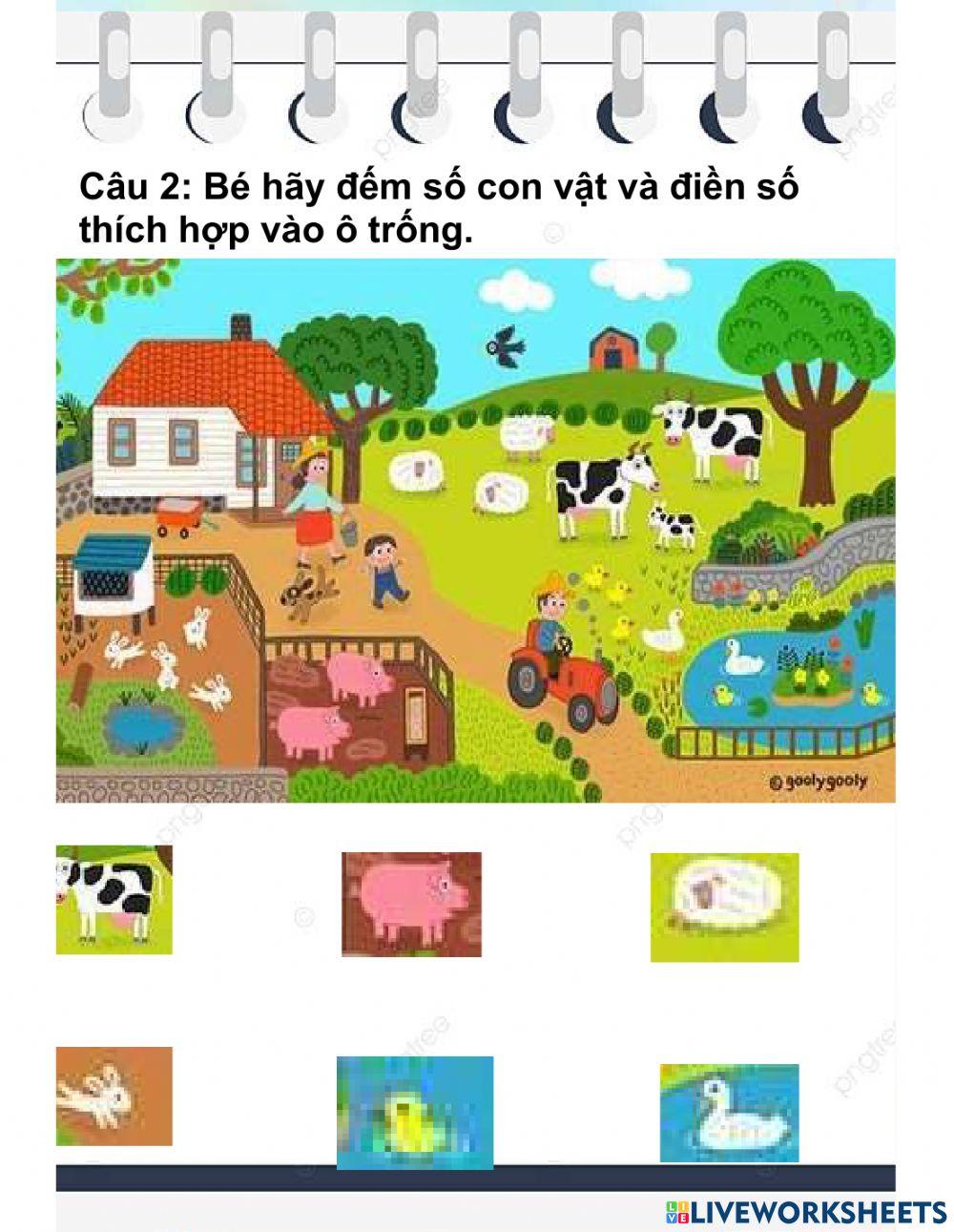 Toán ôn số lượng trong pv5