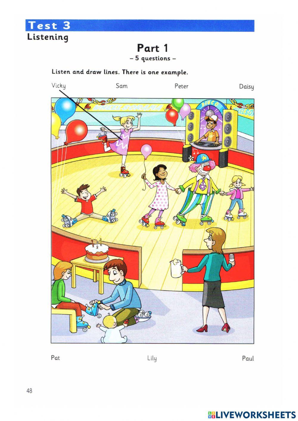 Mover-final Listening test