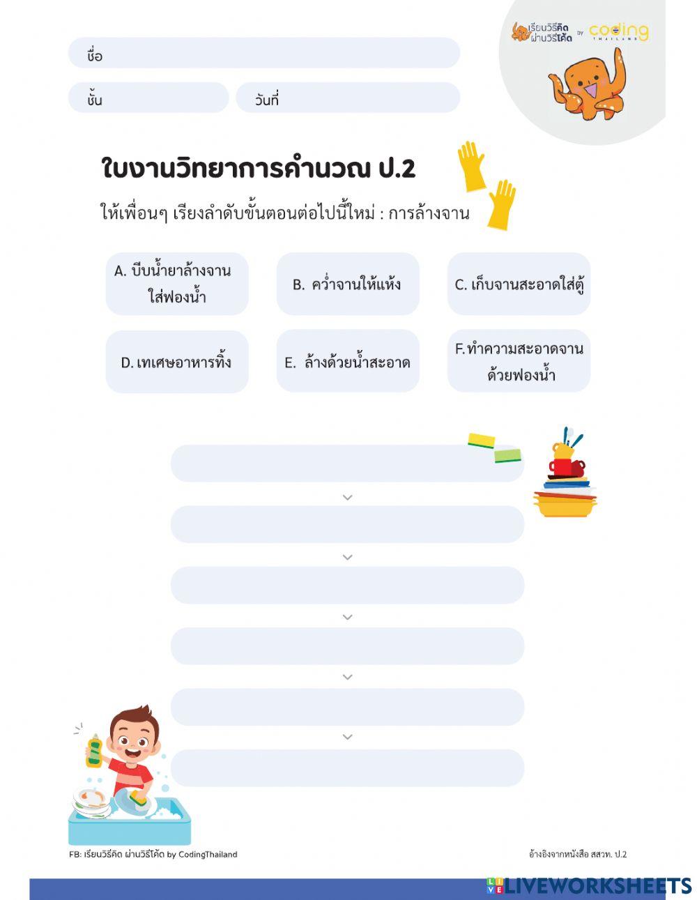 การล้างจาน