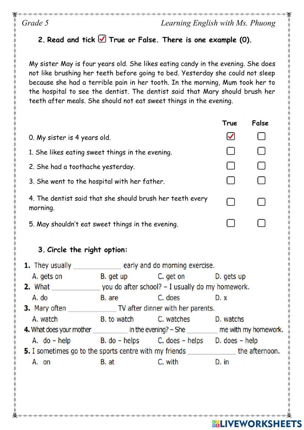 English 5 - Unit 11-12