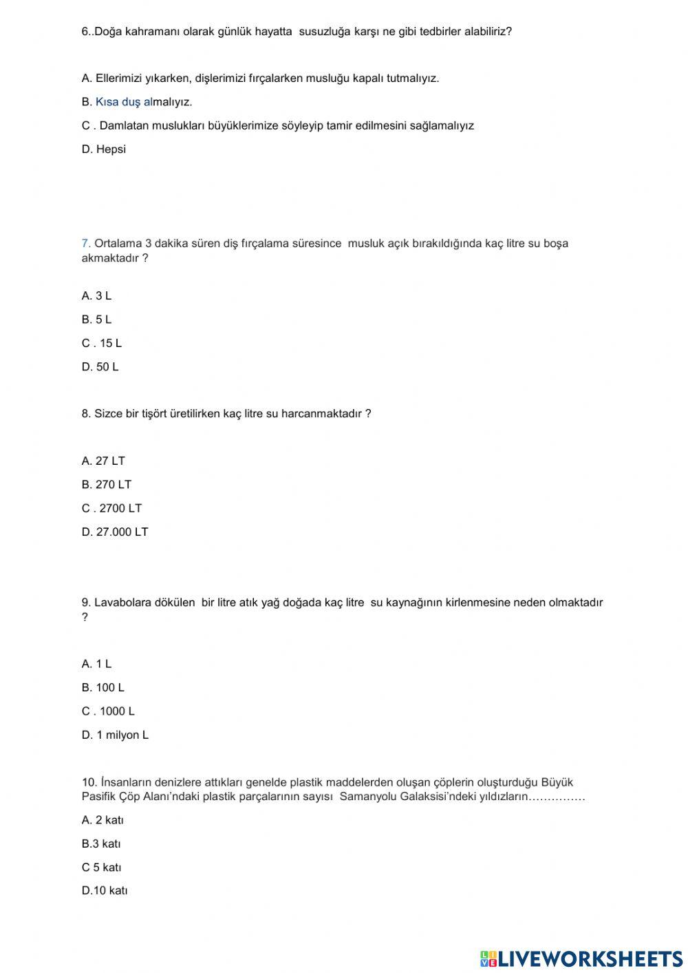 Keloğlan - susuzluk
