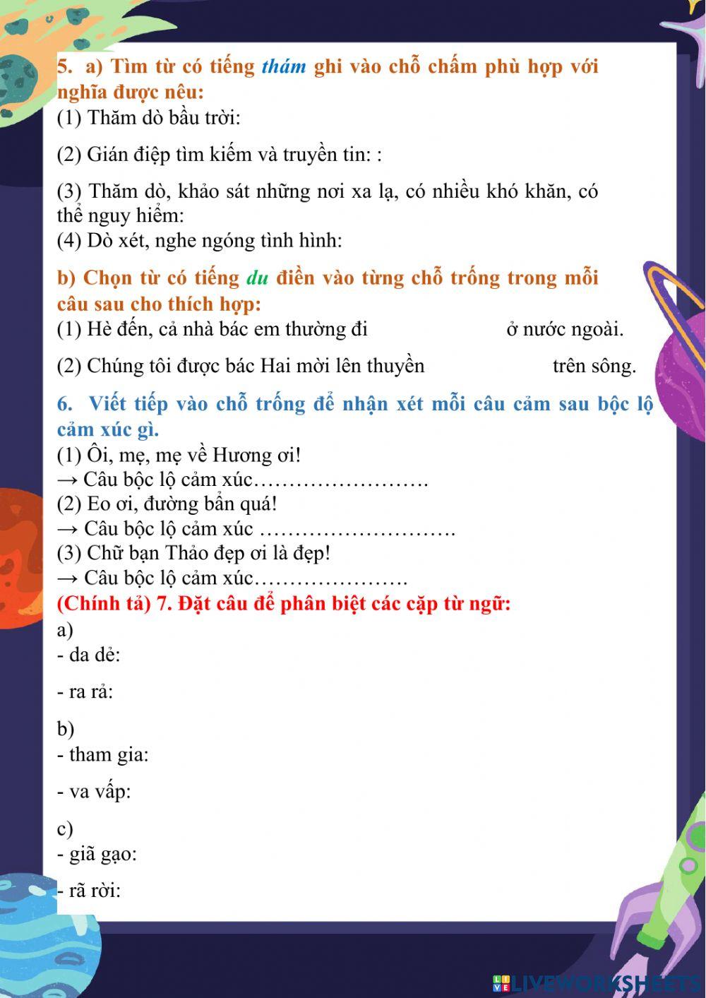 LTVC Tuần 30 lớp 4