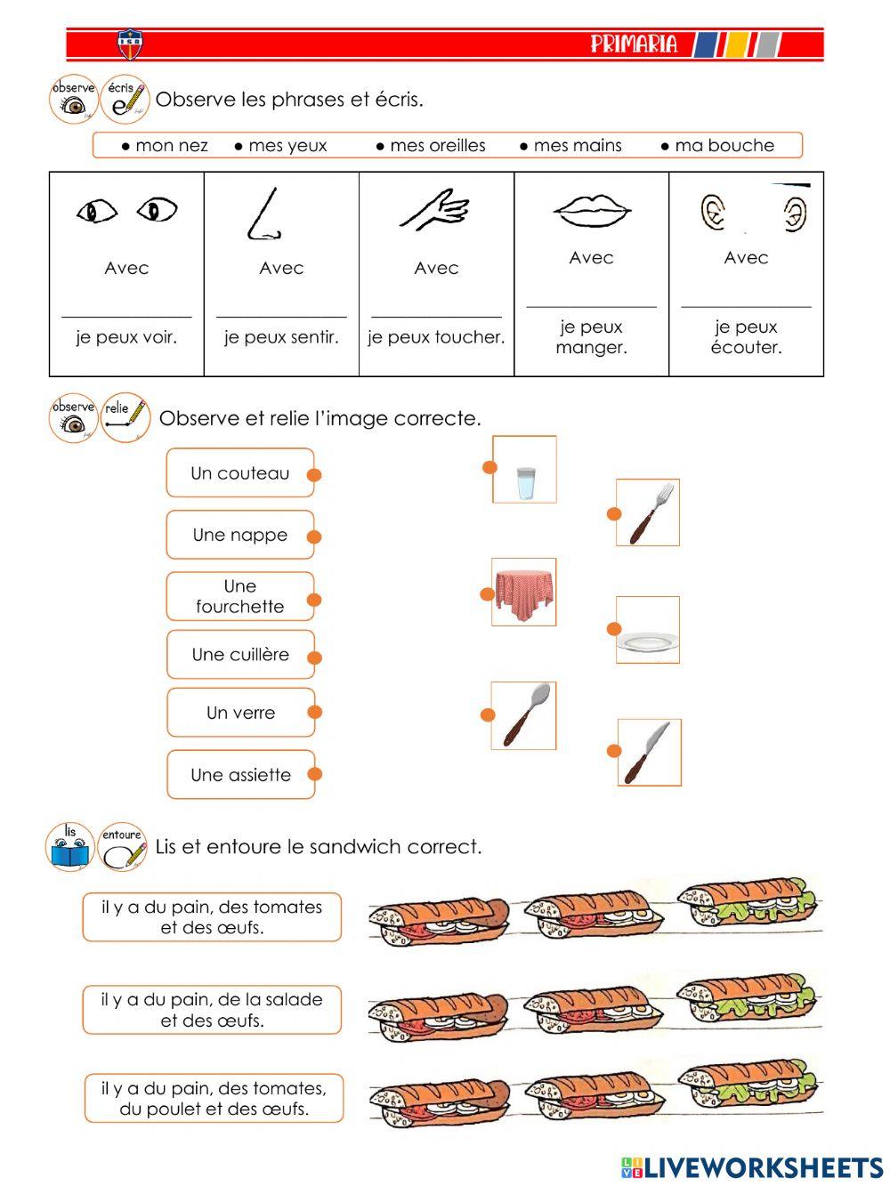 3e année Examen Unité 2