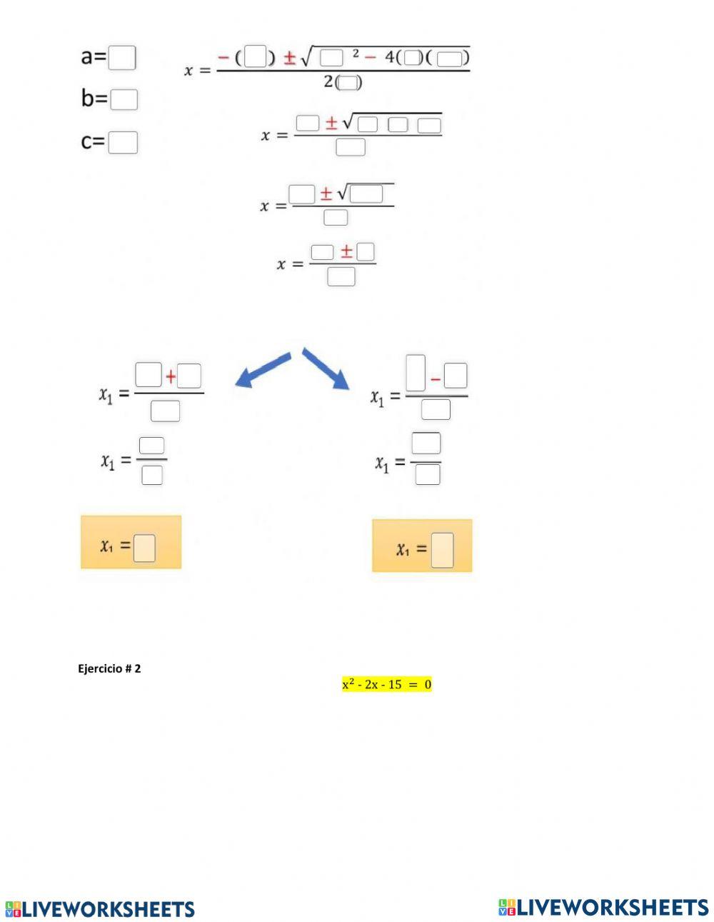 Examen de matemáticas