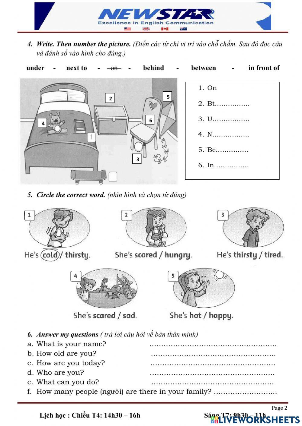 HW L2. I count numbers on Wednesday. 2A5