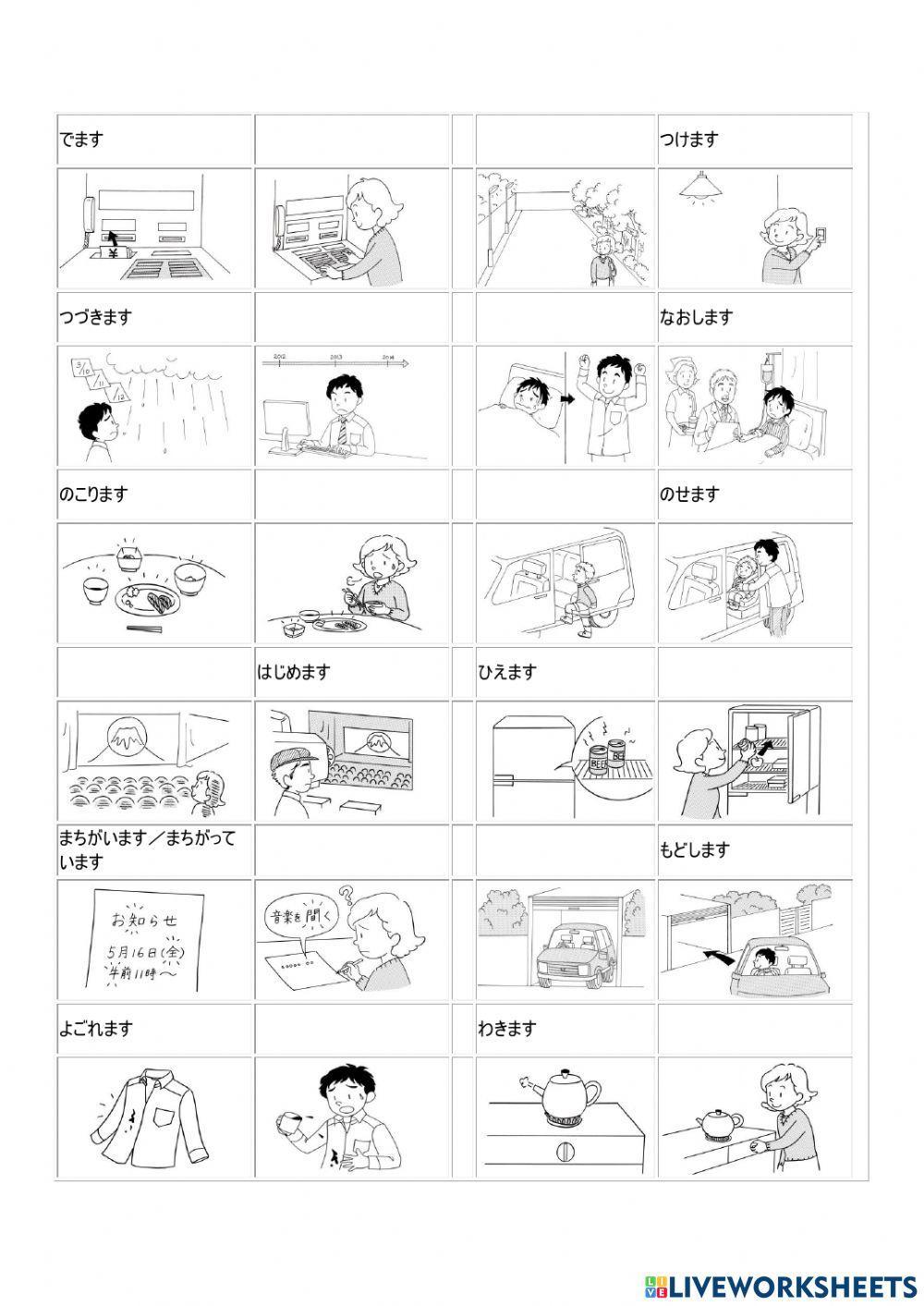 他動詞・自動詞