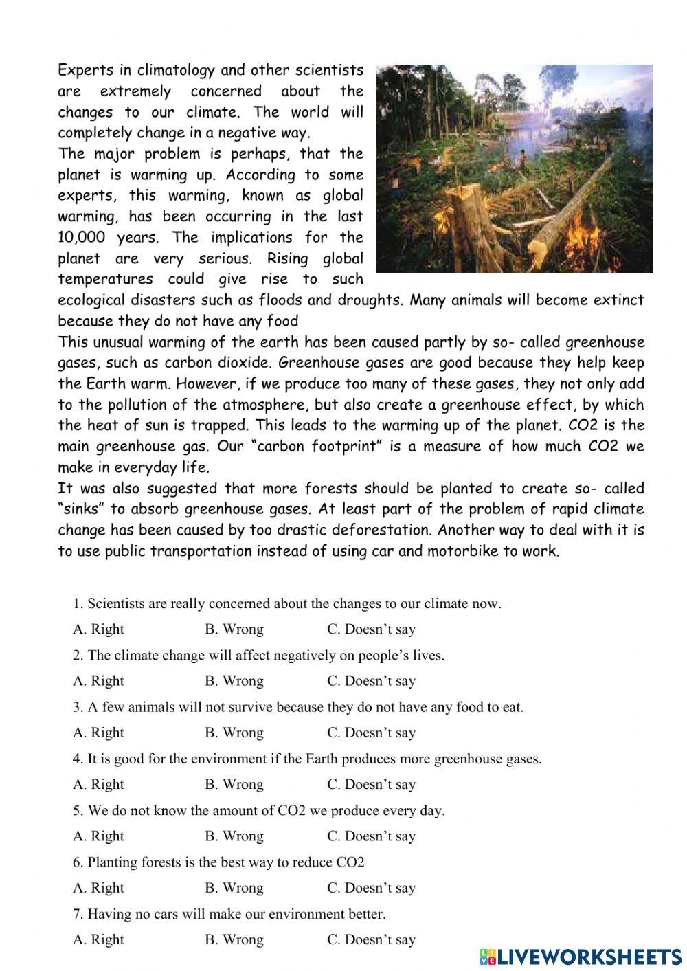 Quang's practice global warming