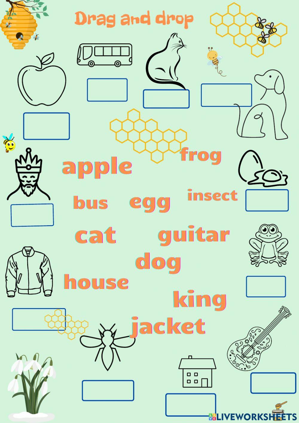 A-k words and pictures