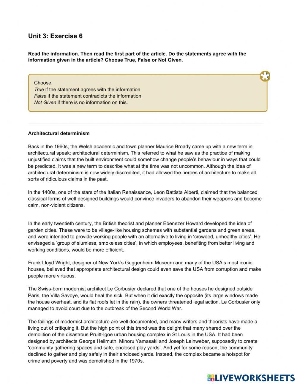 Mindset IELTS 3 - Grammar & Vocabulary Skills Modules - Unit 3 Ex6