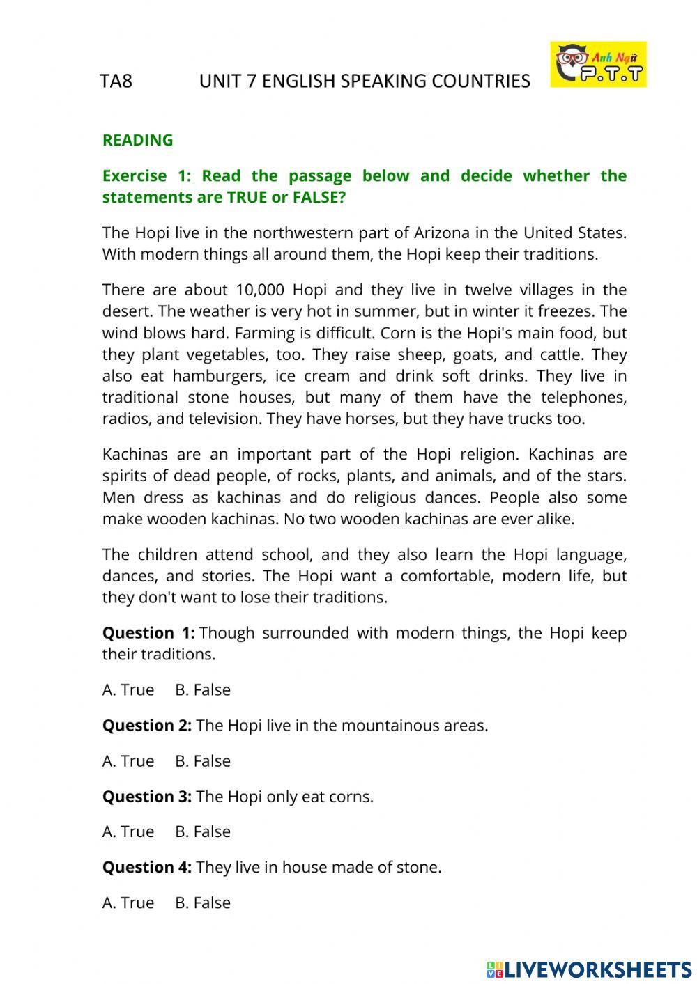 Ta8- u8 english speaking countries