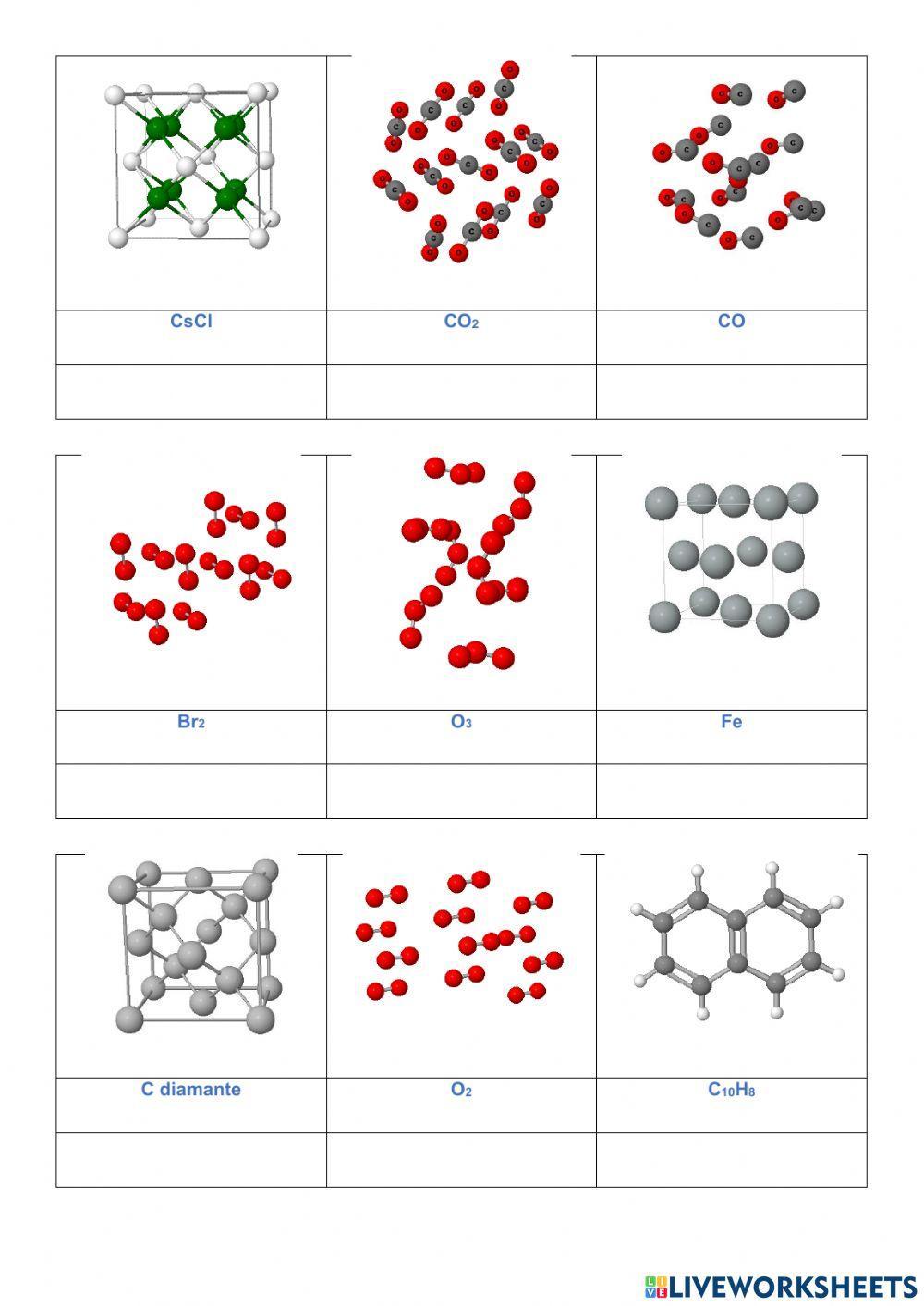 Moléculas y cristales