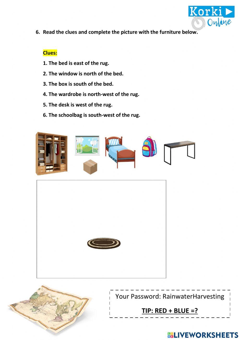 Task 3 ESCAPE ROOM - Cardinal directions