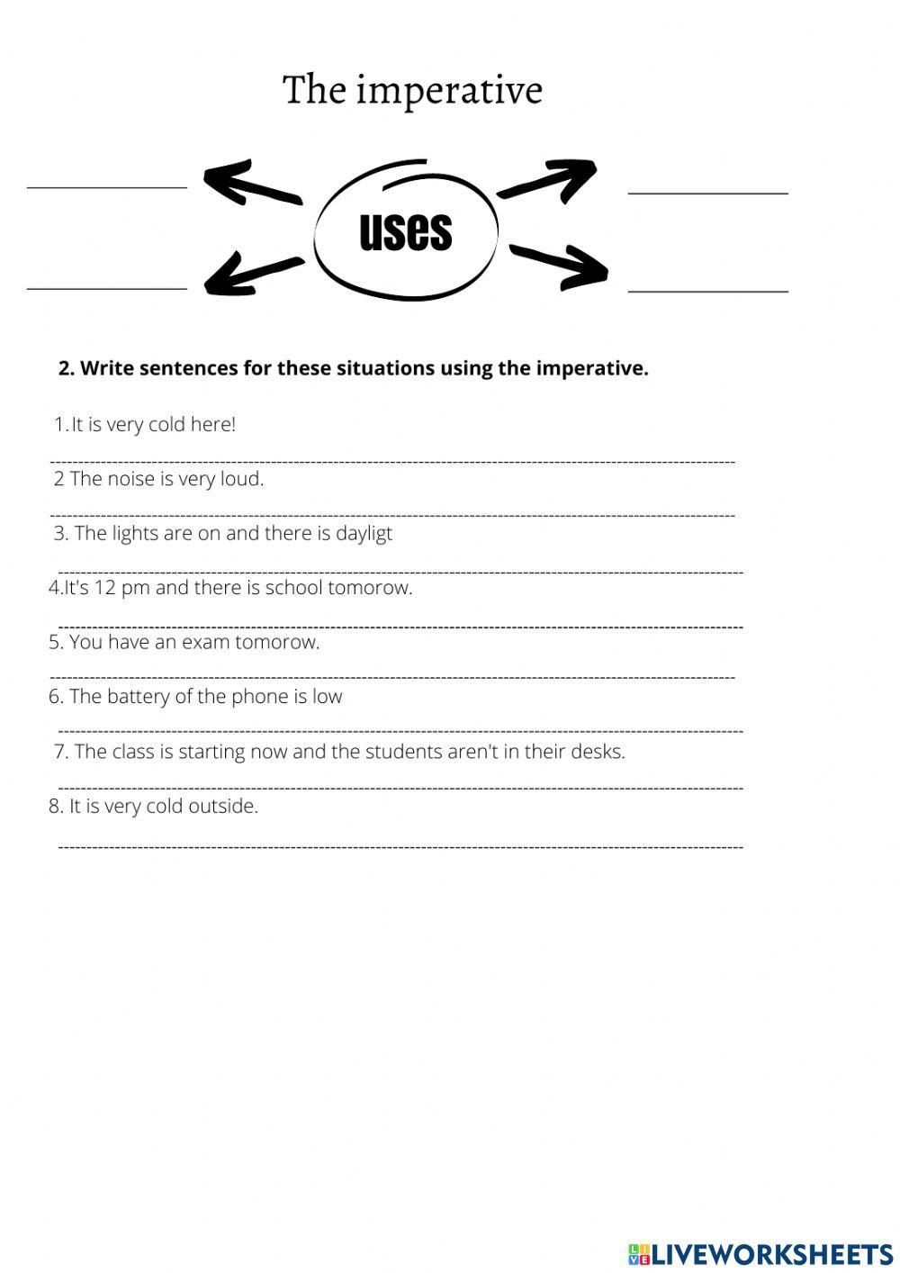 EXAM REVISION UNIT 5-2º ESO (FUTURE SIMPLE + IMPERATIVES)