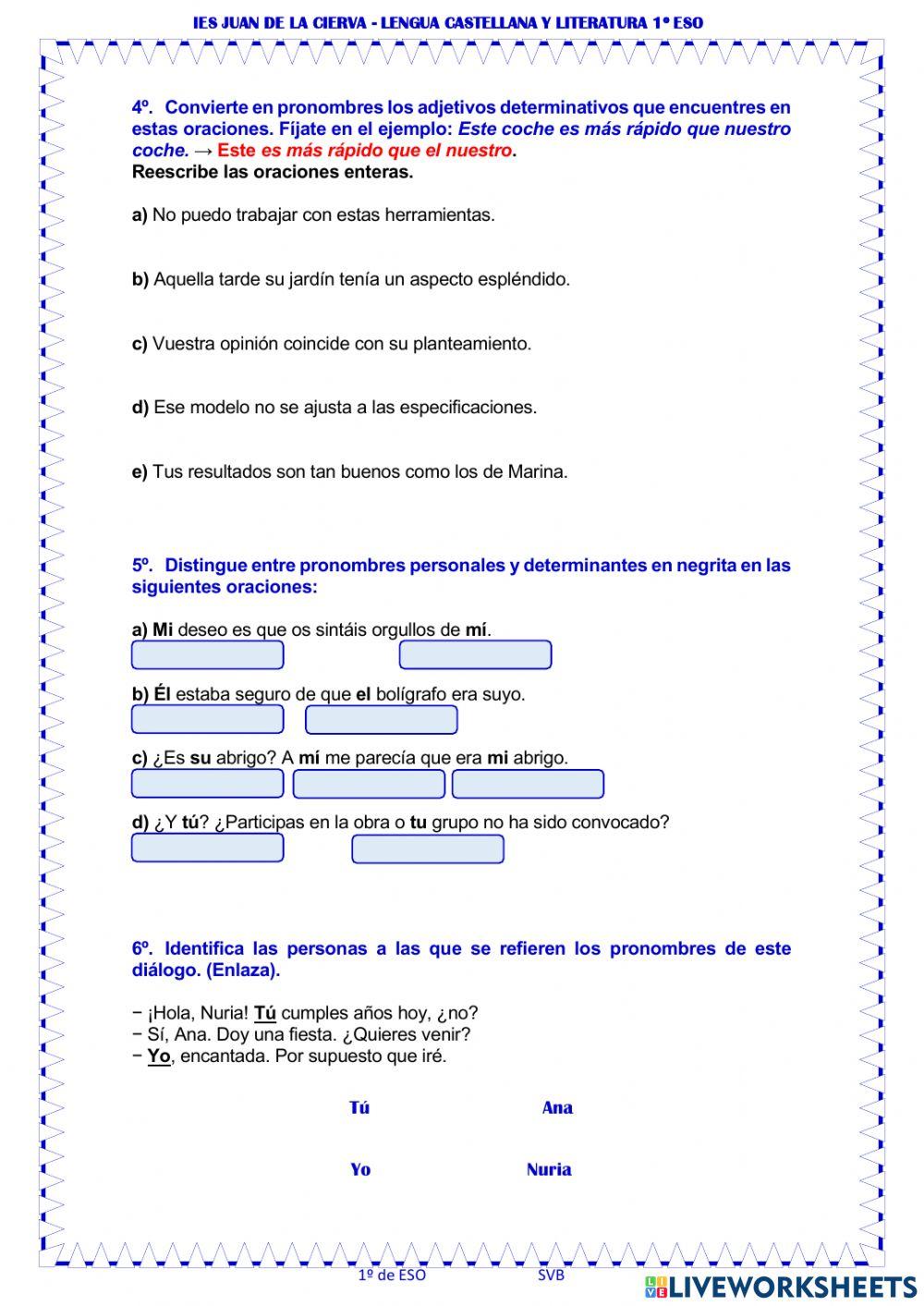 Pronombres personales