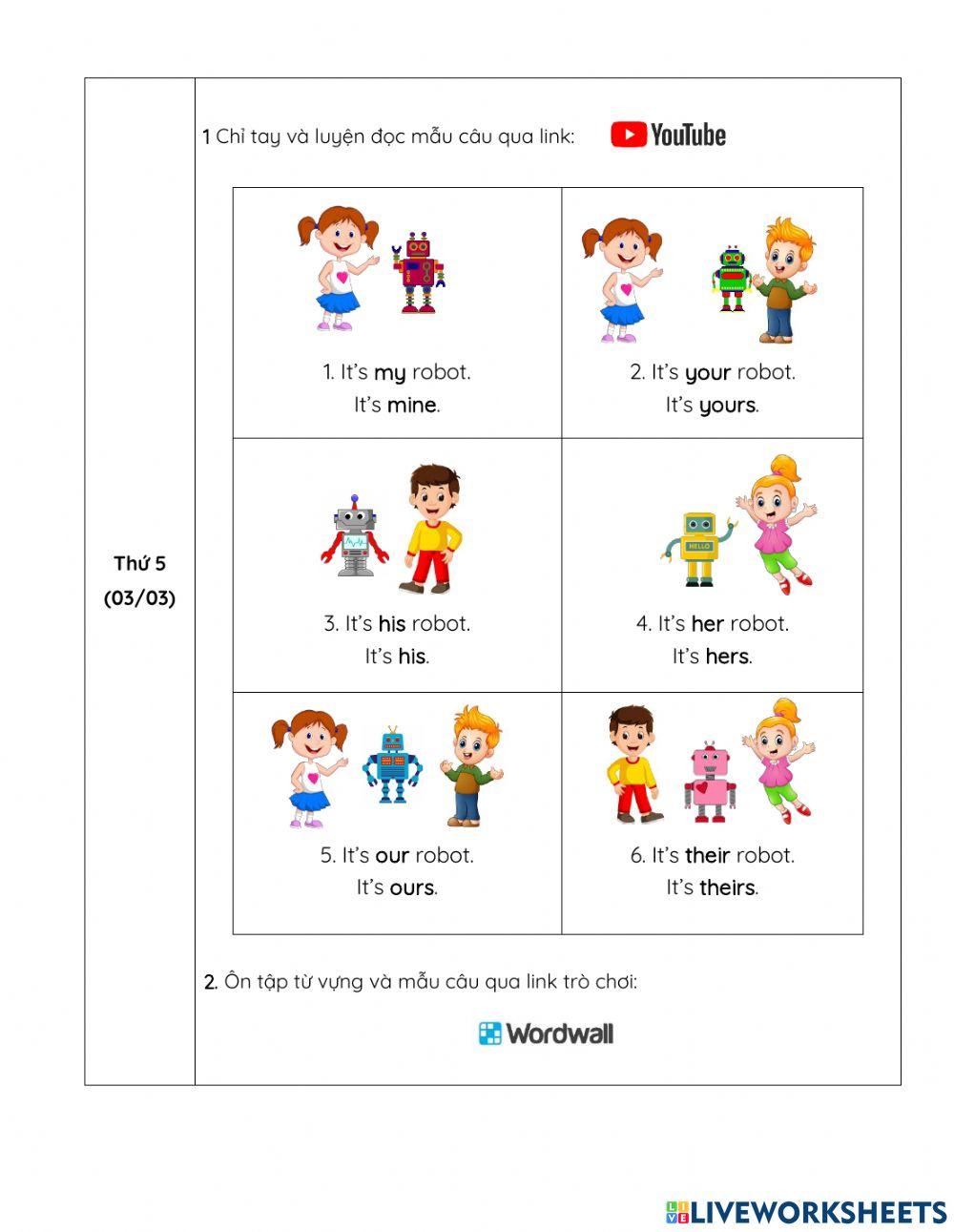 Hướng dẫn học tuần 30