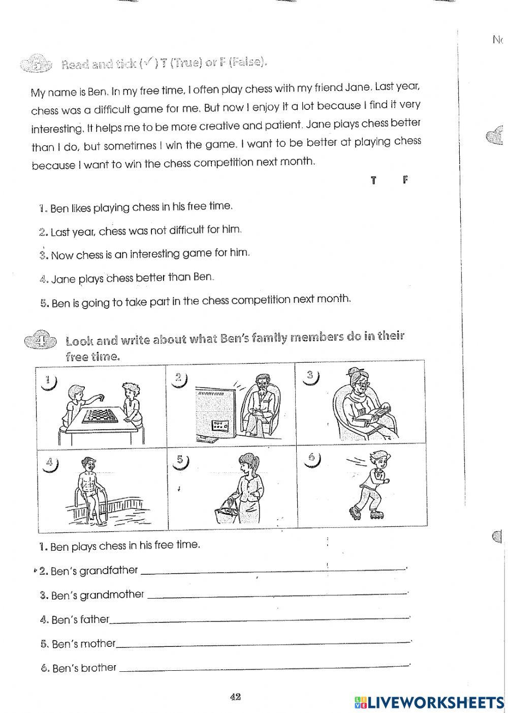 Grade 5 UNIT 13 WHAT DO YOU DO IN YOUR FREE TIME?