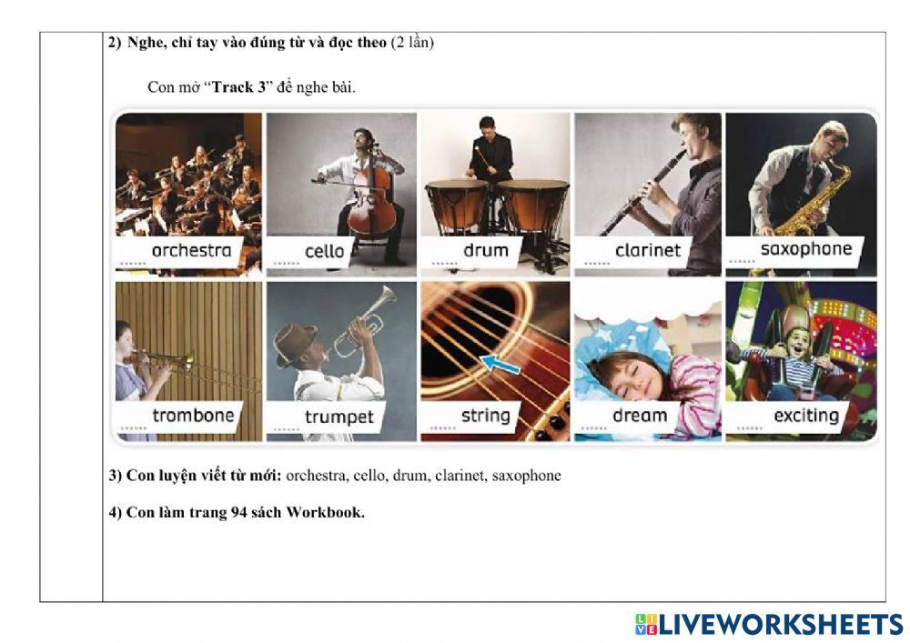 Phiếu giao bài tuần 30