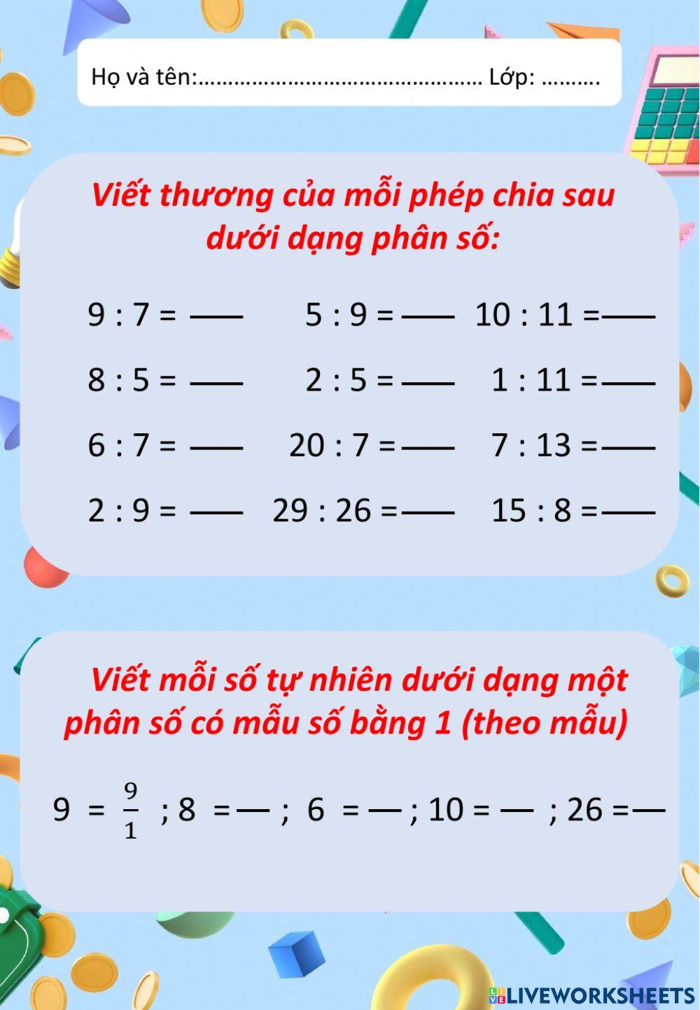Phân số