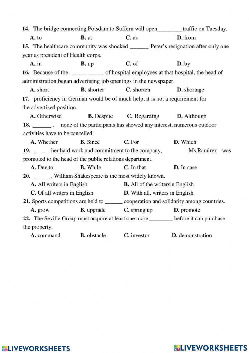 Week 28-Practice Test 1