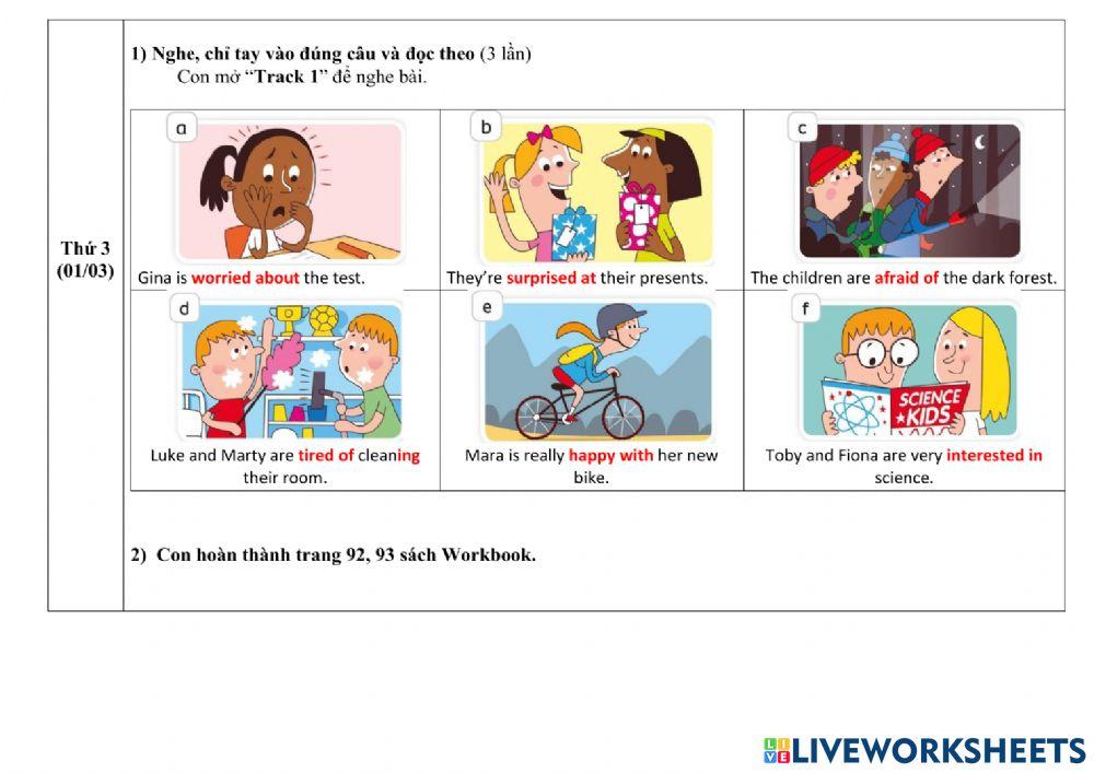 Hướng dẫn học tuần 30