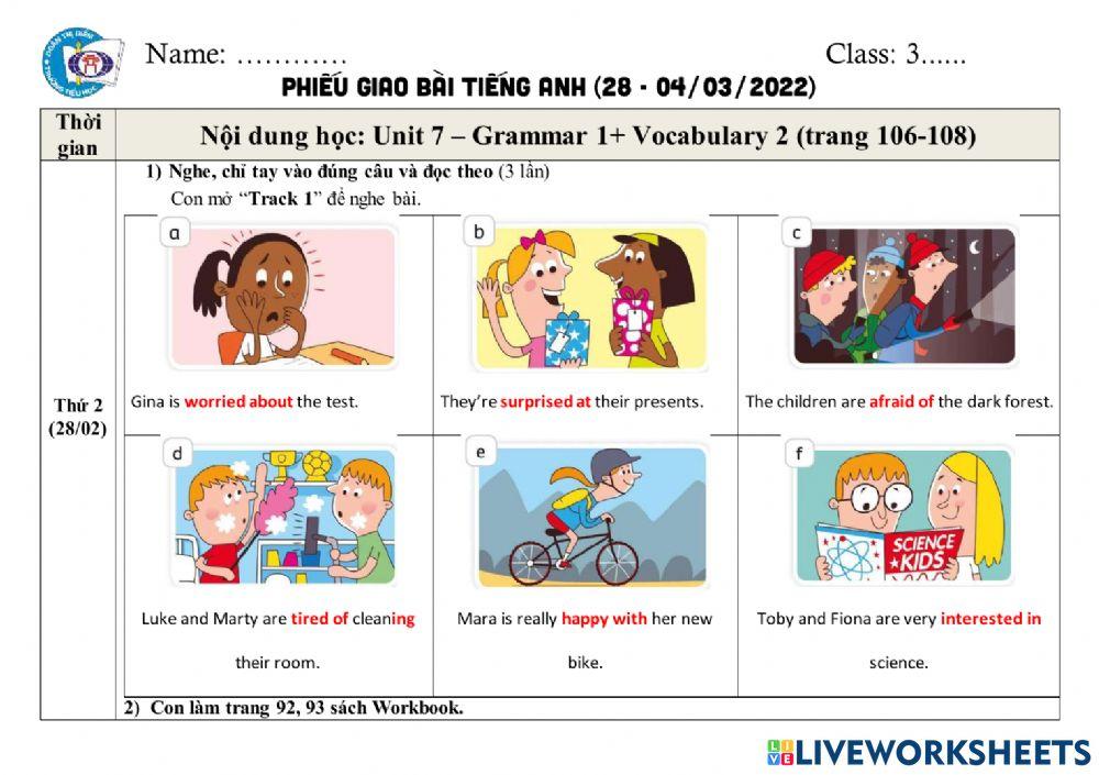 Nik 3 unit 7 grammar 1