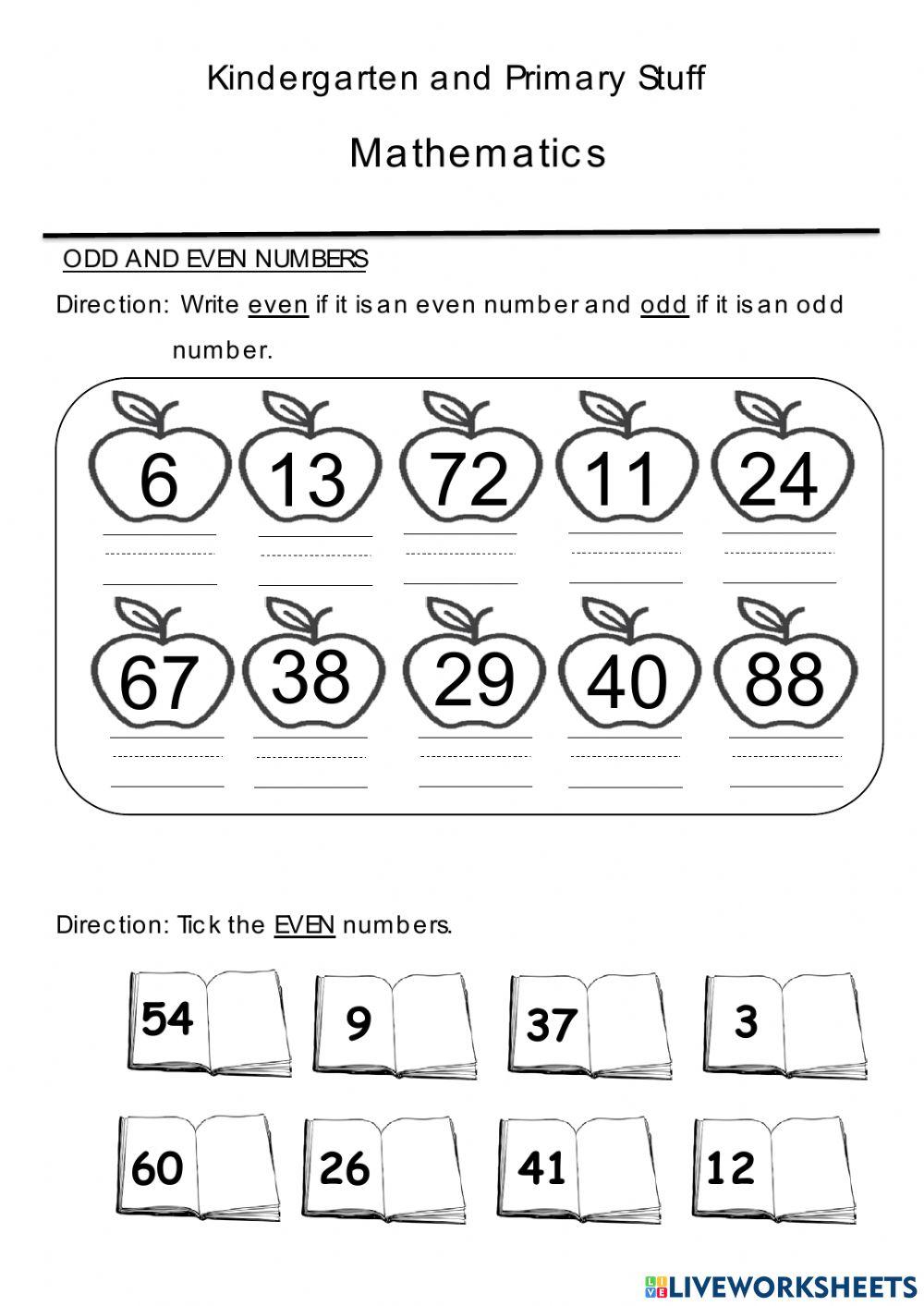 Odd and Even Numbers & Expanding Numbers