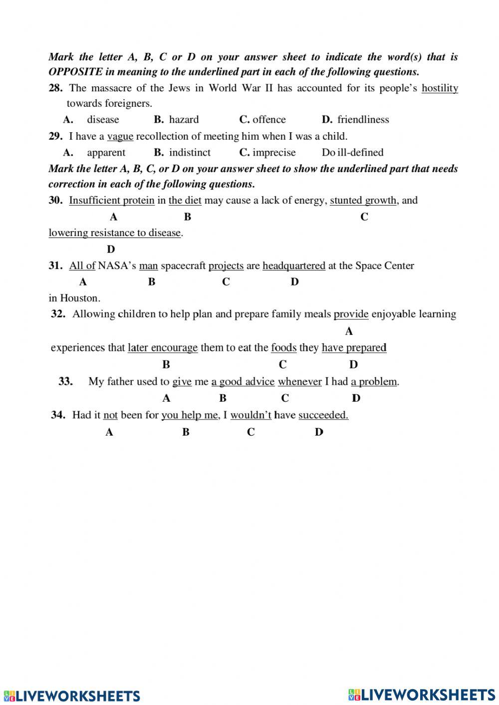 Week 28-Practice Test 2