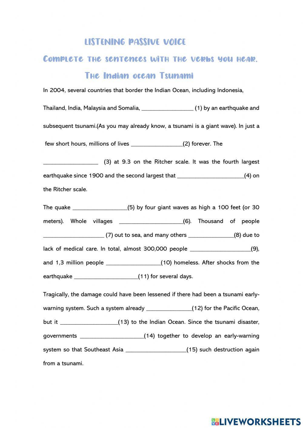 Listening Passive Voice