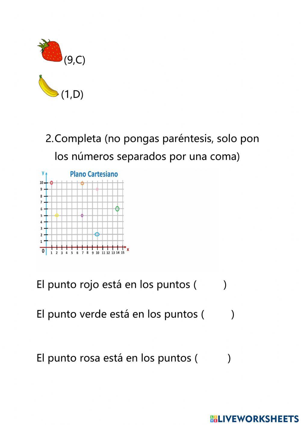 Coordenadas cartesianas II