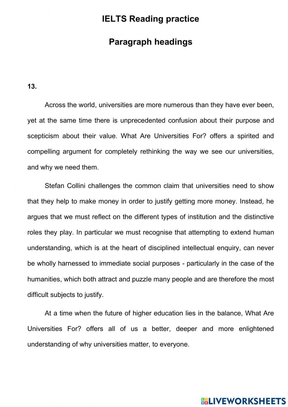 Paragraph Heading 13