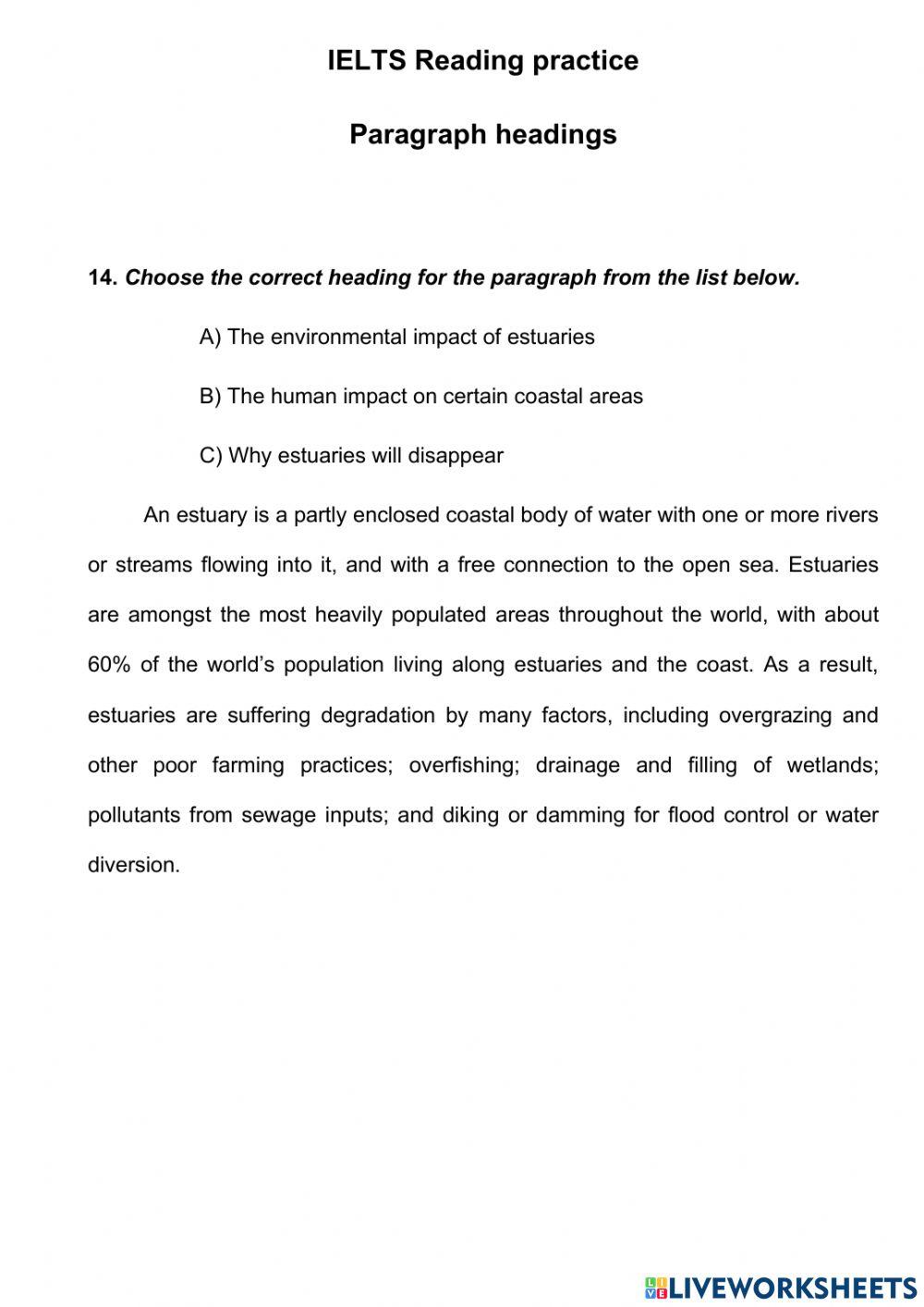 Paragraph Heading 14