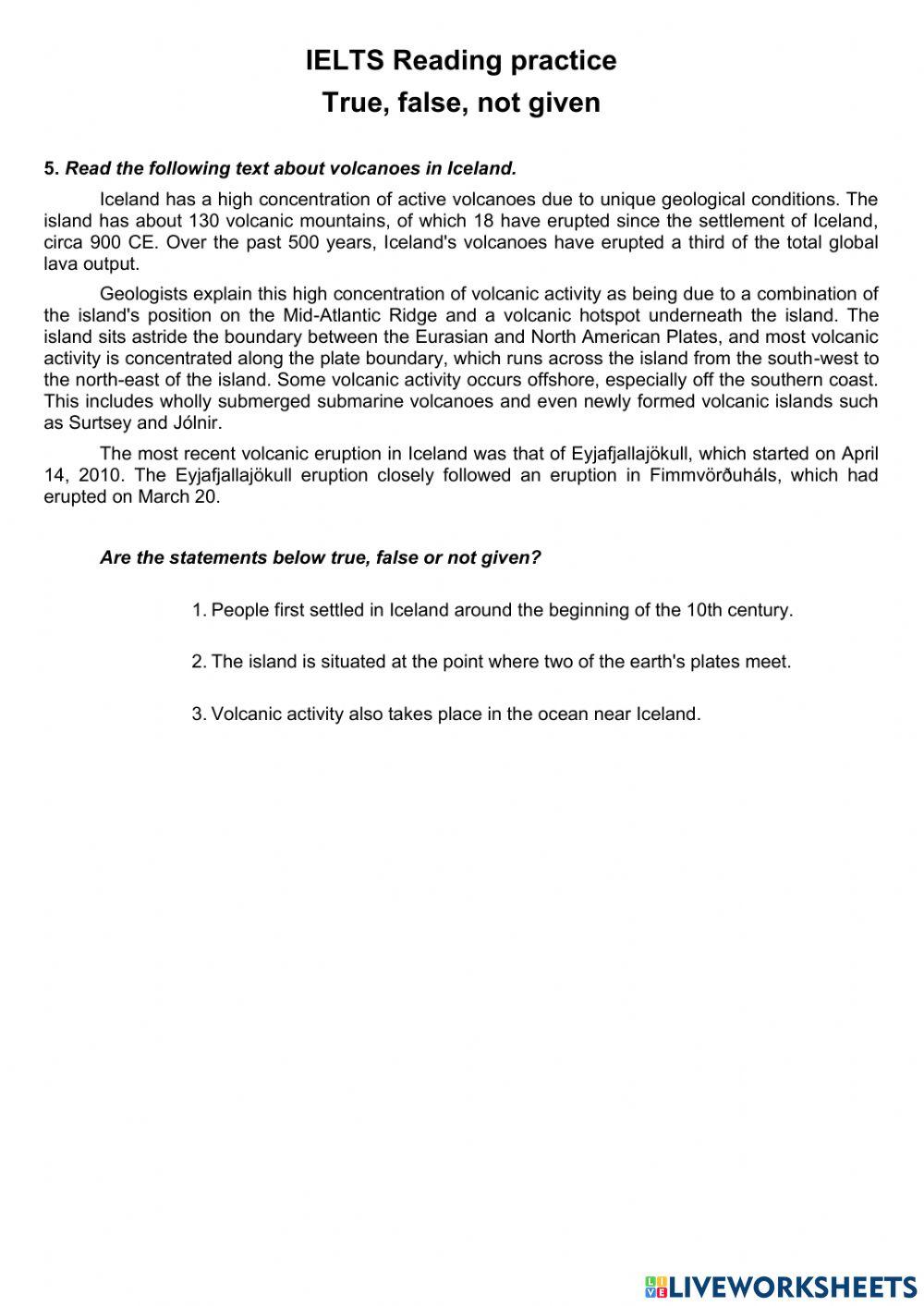 True-False-Not Given 5