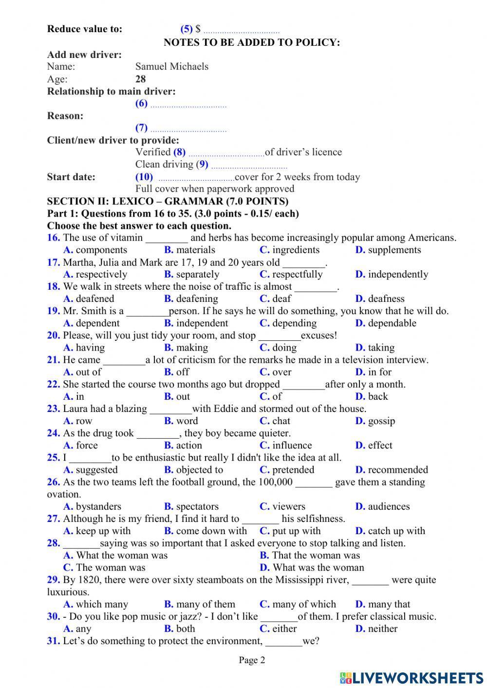 EL9 đề thi học sinh giỏi só 2