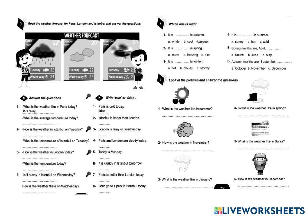 What is the weather like ?