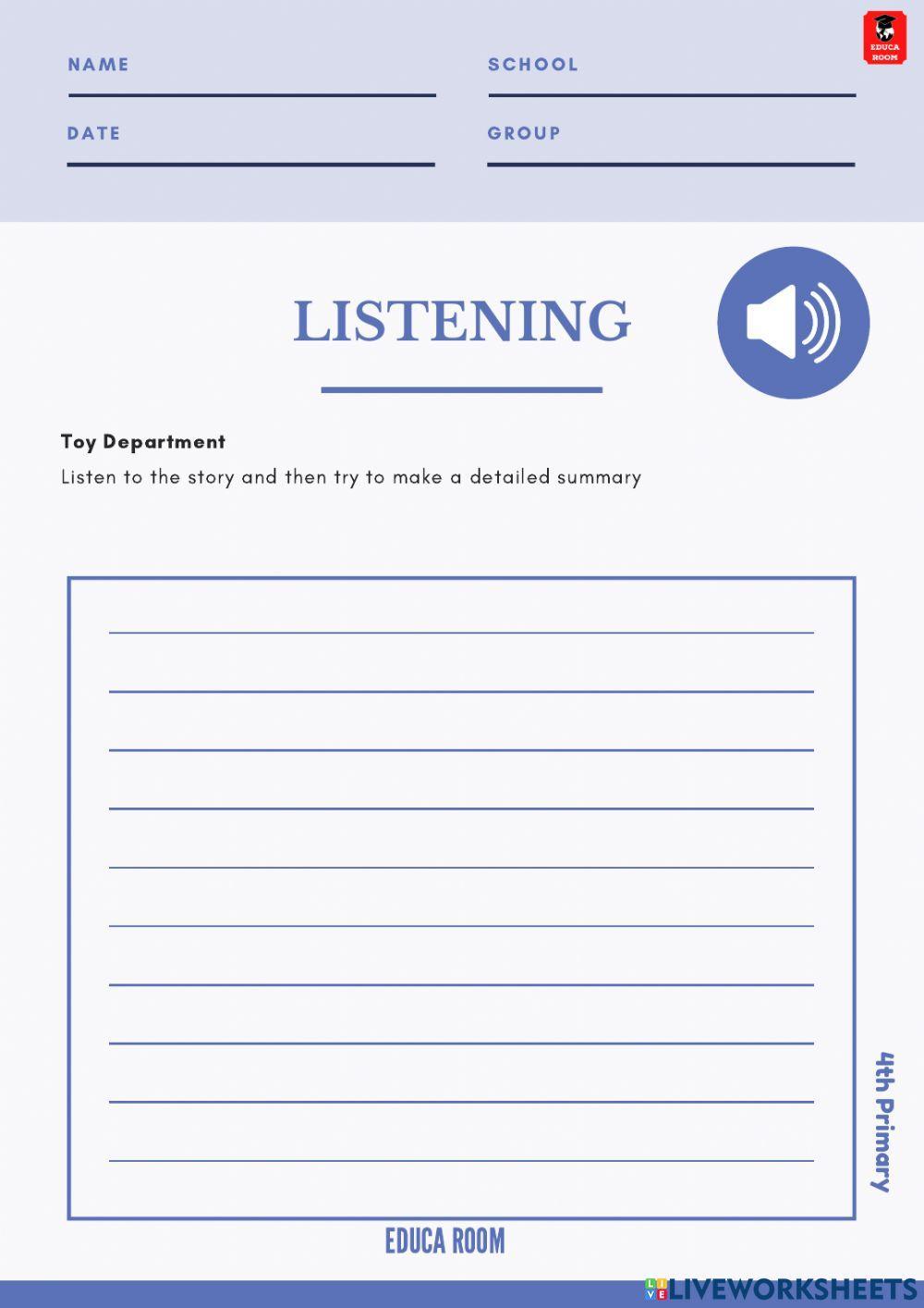 4º ud7 listening ingles