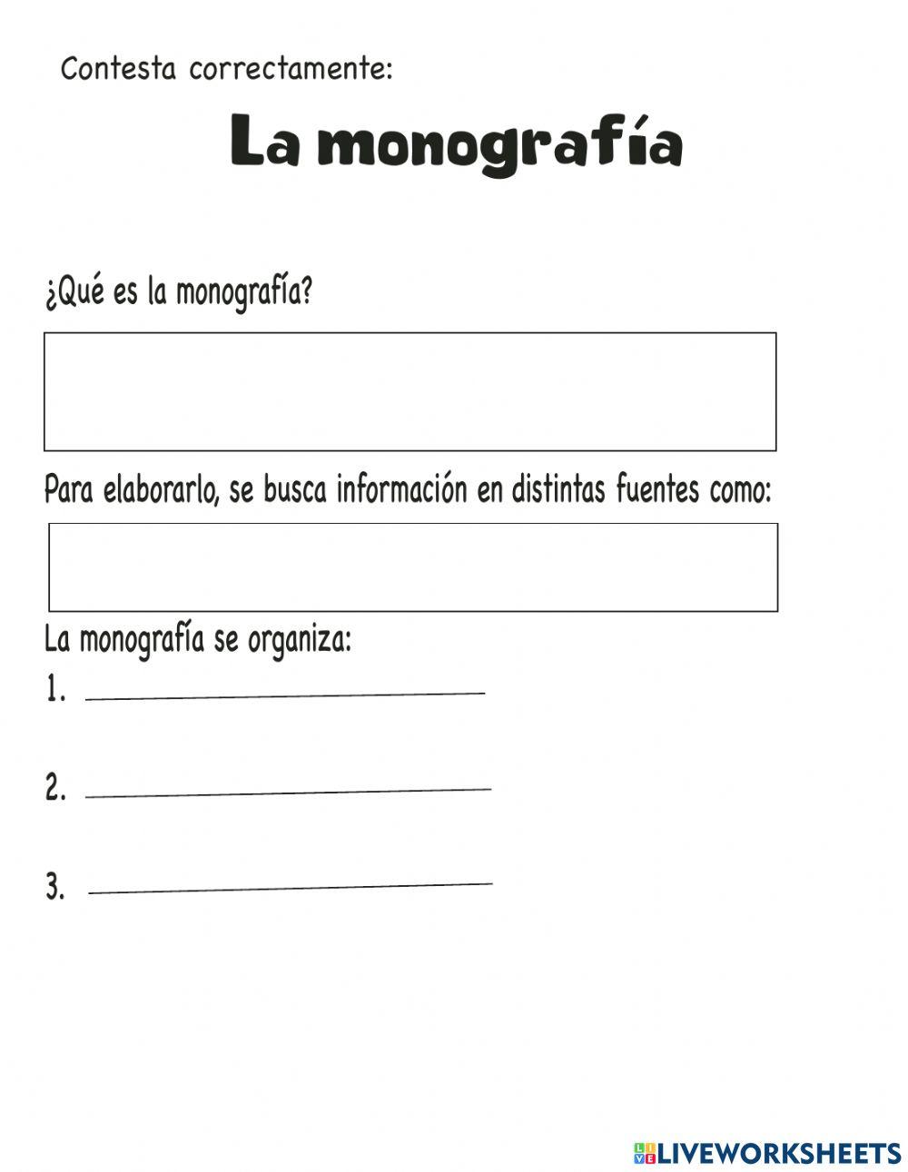 La Monografía