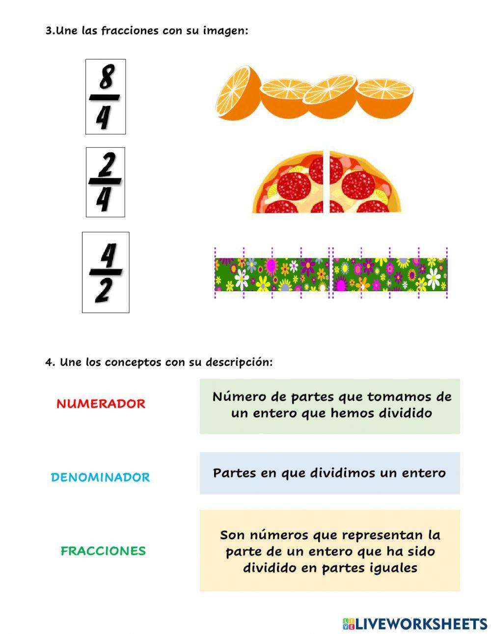 Medios, cuartos y octavo