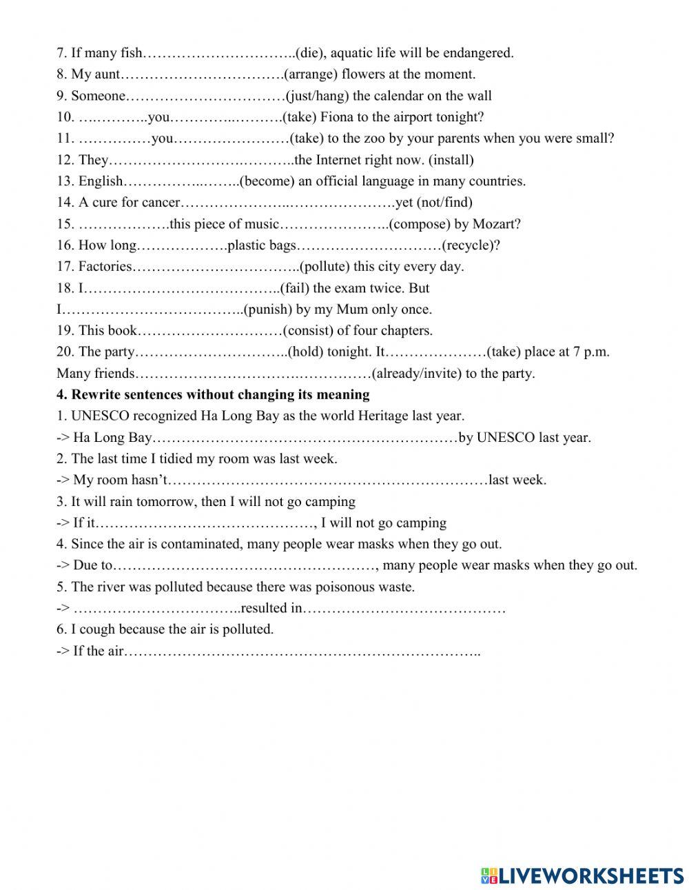 Grade 8- Unit 9- Natural Disasters