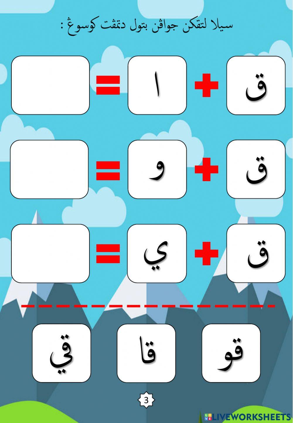 Jawi : Bentuk Huruf Bersambung : 21. Qaf (2022)
