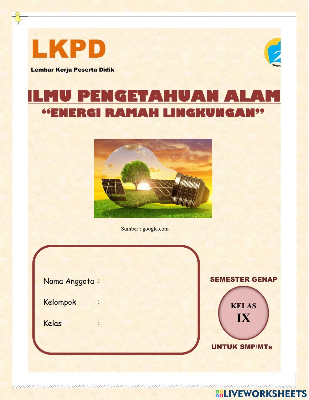 Energi ramah lingkungan